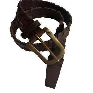 Women’s Brown Leather Coach Belt Size Small/Medium